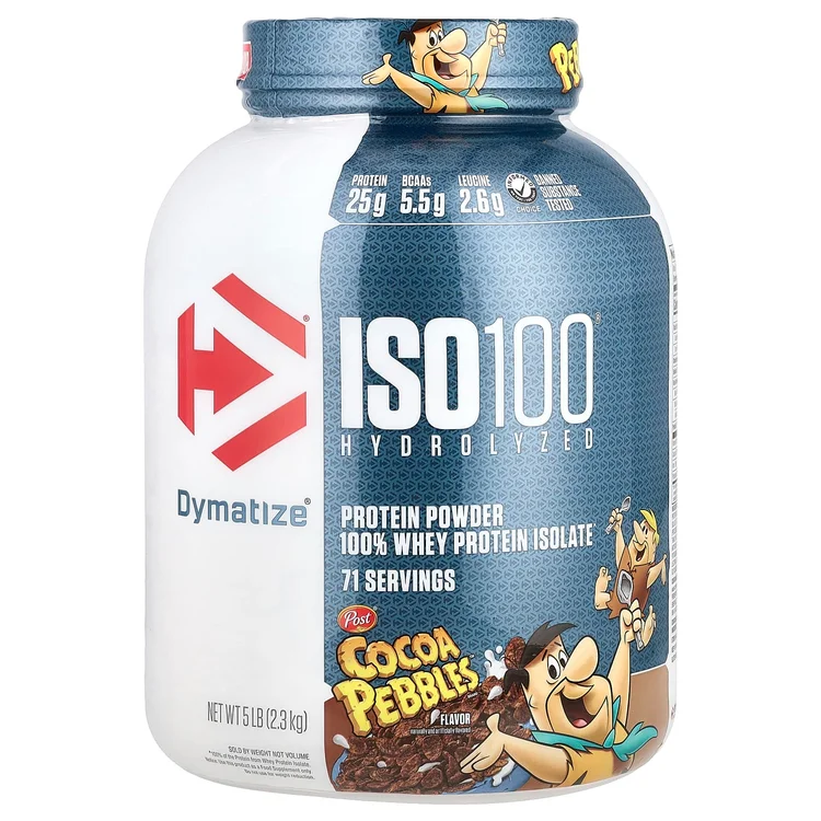 ISO100® Hydrolyzed, 100% Whey Protein Isolate, Cocoa Pebbles, 5 lb (2.3 kg) image 1