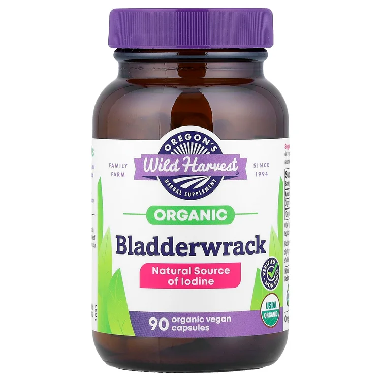 Organic Bladderwrack, 600 mg, 90 Organic Vegan Capsules image 1
