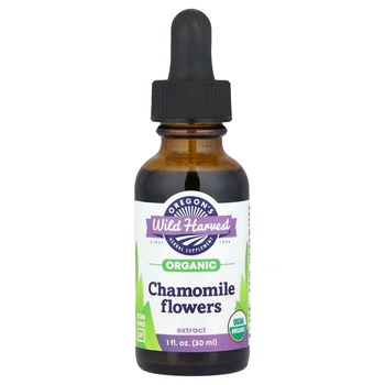 Organic Chamomile Flowers Extract, 1 fl oz (30 ml)