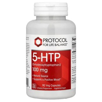 5-HTP, 100 mg, 90 Veg Capsules