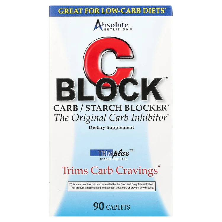 CBlock™, Carb/Starch Blocker, 90 Caplets image 1