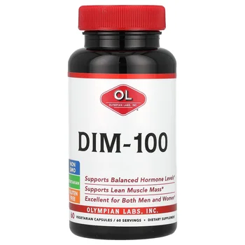 DIM-100, 60 Vegetarian Capsules (100 mg per Capsule)
