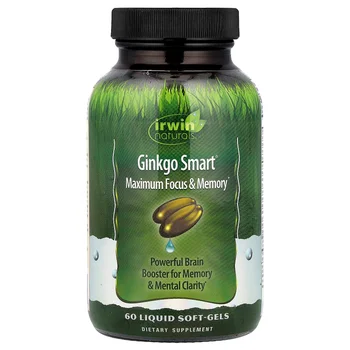 Ginkgo Smart®, Maximum Focus & Memory, 60 Liquid Soft-Gels