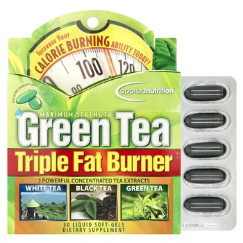 Maximum Strength, Green Tea Triple Fat Burner®, 30 Liquid Soft-Gels