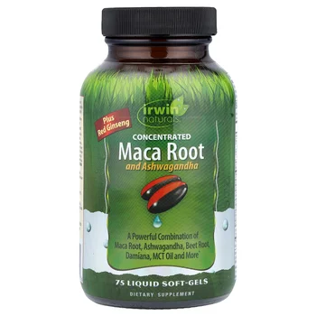 Concentrated Maca Root and Ashwagandha, 75 Liquid Soft-Gels