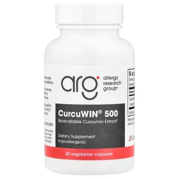 CurcuWIN® 500, 60 Vegetarian Capsules (500 mg per Capsule)