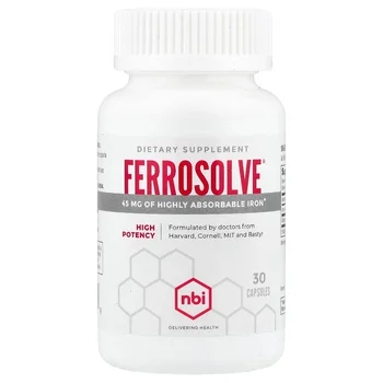 Ferrosolve®, High Potency, 30 Capsules