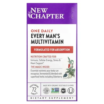 One Daily  Every Man's Multivitamin, 72 Vegetarian Tablets