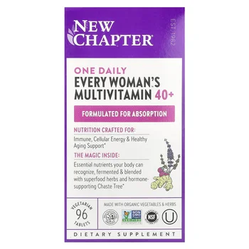 One Daily Every Woman's Multivitamin™ 40+, 96 Vegetarian Tablets
