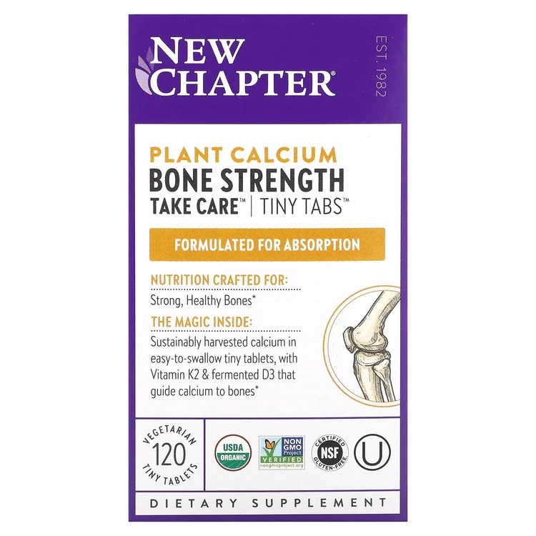 Plant Calcium, Bone Strength Take Care, 120 Vegetarian Tiny Tablets image 1