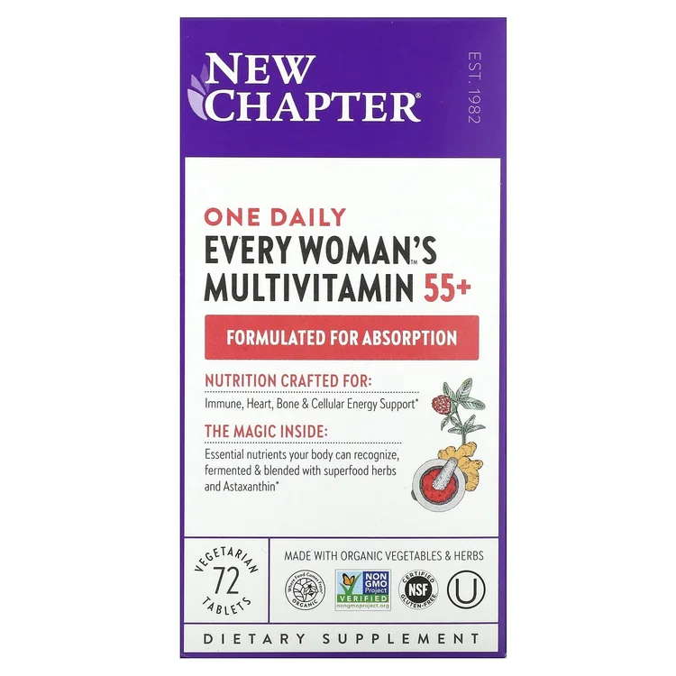 Every Woman's One Daily 55+ Multivitamin, 72 Vegetarian Tablets image 1