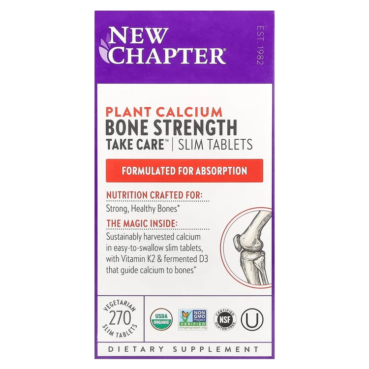 Plant Calcium, Bone Strength Take Care™, 270 Vegetarian Slim Tablets image 1