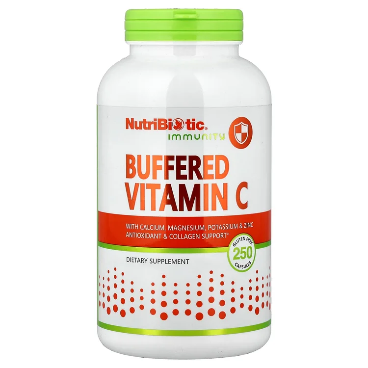 Immunity, Buffered Vitamin C With Calcium, Magnesium, Potassium & Zinc, 250 Gluten Free Capsules image 1