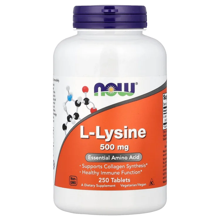 L-Lysine, 500 mg, 250 Tablets image 1
