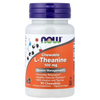 Chewable L-Theanine, Berry , 90 Chewables