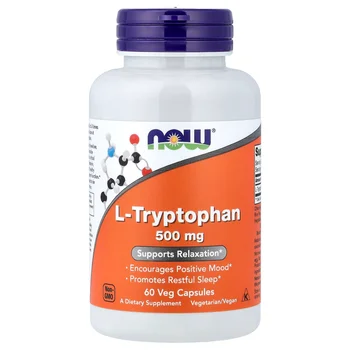 L-Tryptophan, 500 mg, 60 Veg Capsules