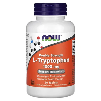 L-Tryptophan, 1,000 mg, 60 Tablets