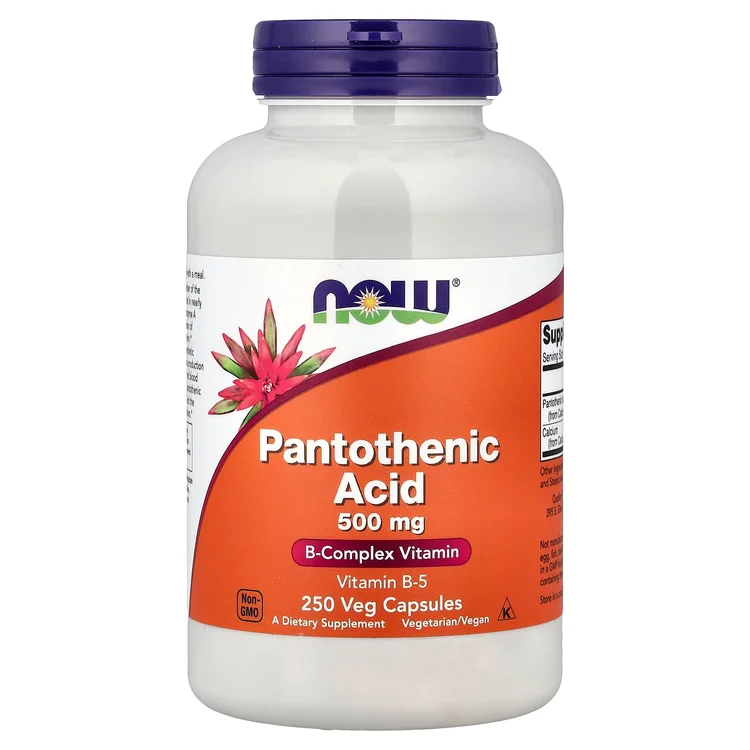 Pantothenic Acid, 250 Veg Capsules image 1