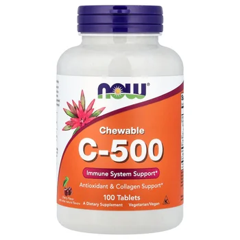 Chewable C-500, Cherry, 100 Tablets