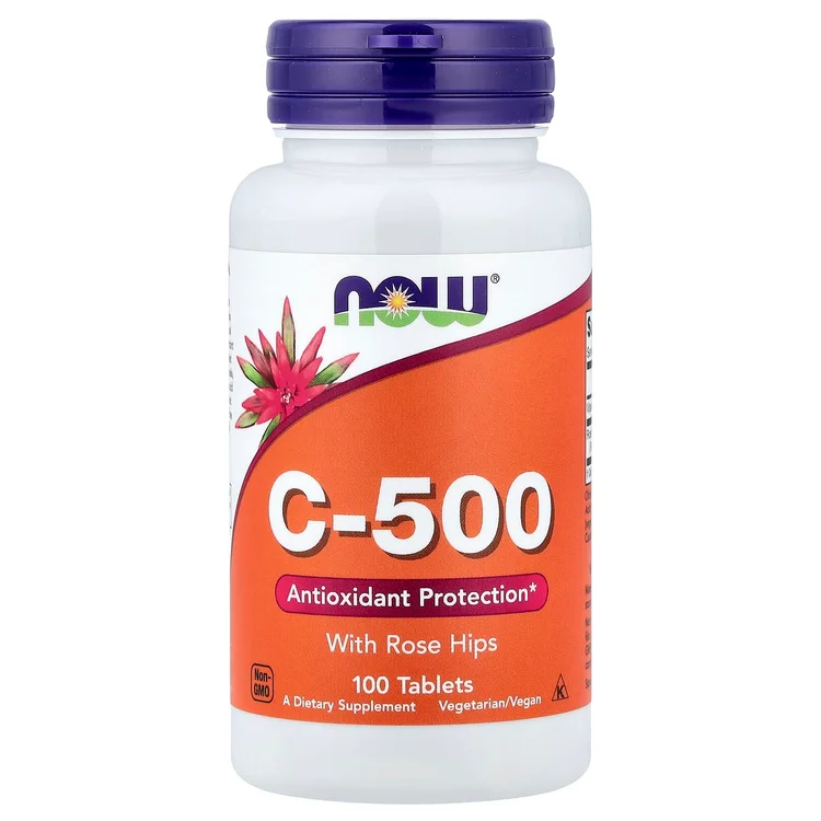 C-500 With Rose Hips, 100 Tablets image 1
