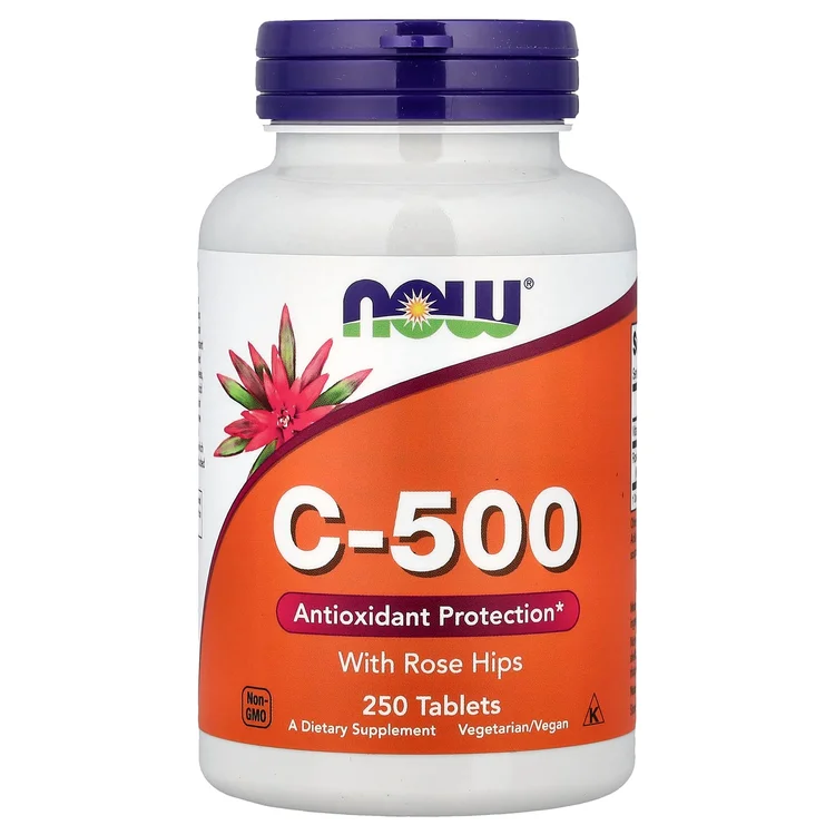 C-500 with Rose Hips, 250 Tablets image 1