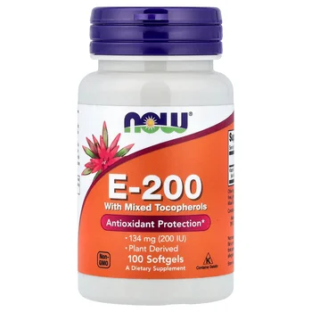 E-200 with Mixed Tocopherols, 134 mg (200 IU), 100 Softgels