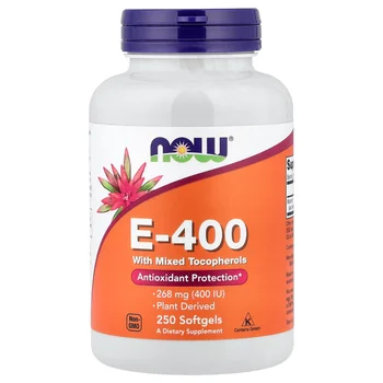 E-400 with Mixed Tocopherols, 268 mg (400 IU), 250 Softgels