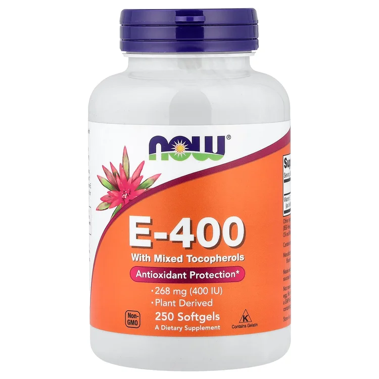 E-400 with Mixed Tocopherols, 268 mg (400 IU), 250 Softgels image 1