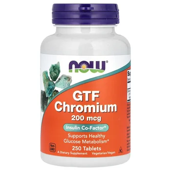 GTF Chromium, 200 mcg, 250 Tablets