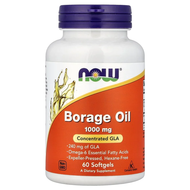 Borage Oil, 60 Softgels image 1