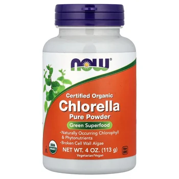 Certified Organic Chlorella Pure Powder, 4 oz (113 g)