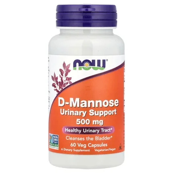 D-Mannose, 500 mg, 60 Veg Capsules