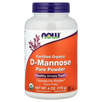 Certified Organic D-Mannose Pure Powder, 6 oz (170 g)