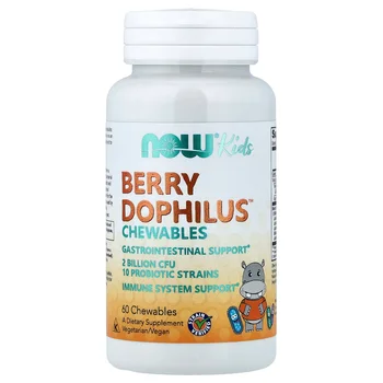 Kids, Berry Dophilus™, 60 Chewables