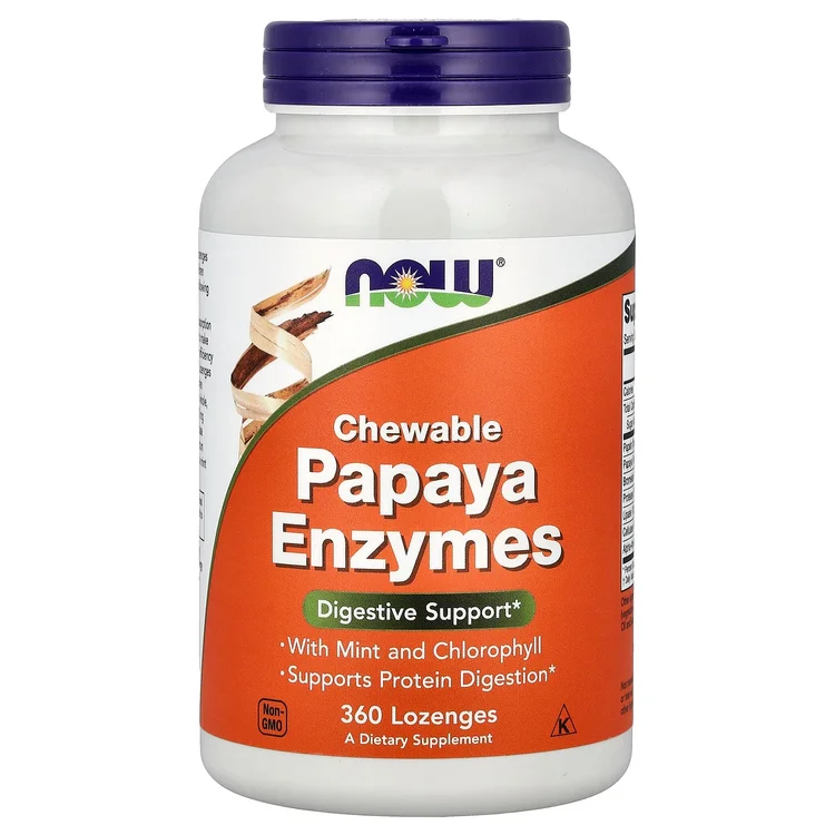 Chewable Papaya Enzymes, 360 Lozenges image 1