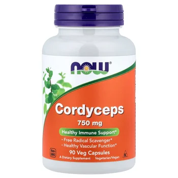 Cordyceps, 90 Veg Capsules (750 mg per Capsule)