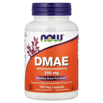 DMAE, 250 mg, 100 Veg Capsules