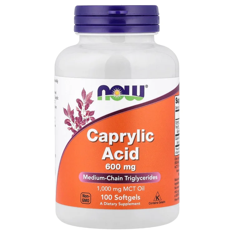 Caprylic Acid, 600 mg, 100 Softgels image 1