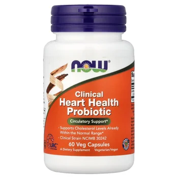 Clinical Heart Health Probiotic, 60 Veg Capsules (117 mg per Capsule)