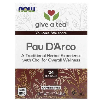 Pau D'Arco Tea, Caffeine Free, 24 Tea Bags, 1.7 oz (48 g)