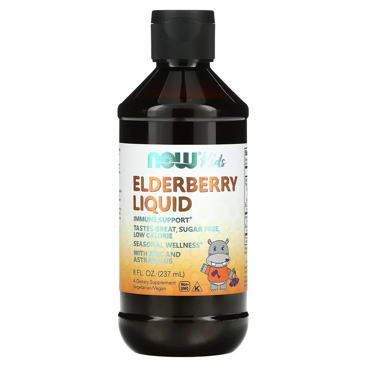 Elderberry Liquid for Kids, 8 fl oz (237 ml) image 1