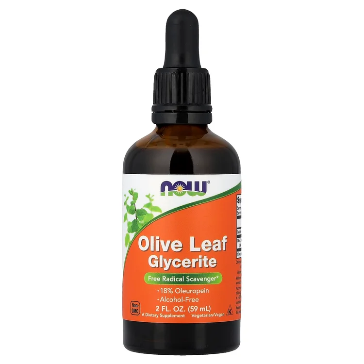 Olive Leaf Glycerite, Alcohol Free, 2 fl oz (59 ml) image 1