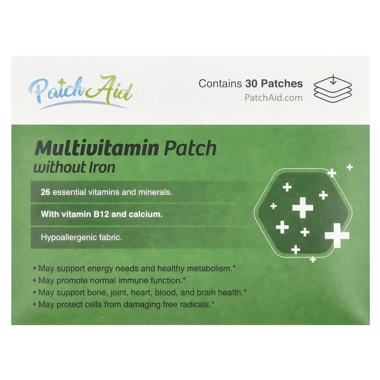 Multivitamin Patch without Iron , 30 Patches image 1