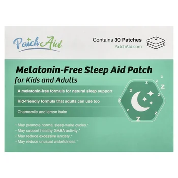 Melatonin-Free Sleep Aid Patch for Kids and Adults, 30 Patches