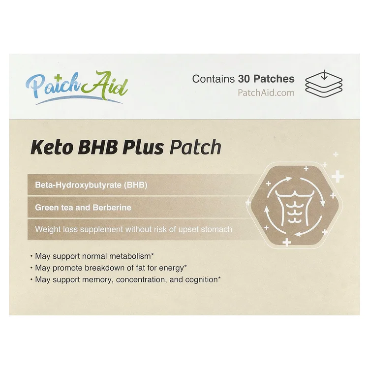 Keto BHB Plus Patch, 30 Patches image 1