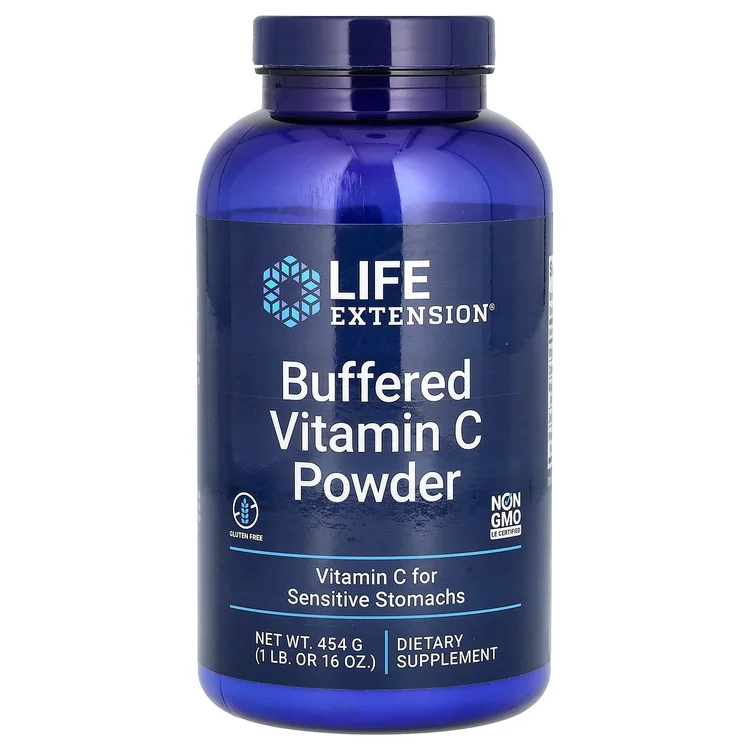 Buffered Vitamin C Powder, 1 lb (454 g) image 1