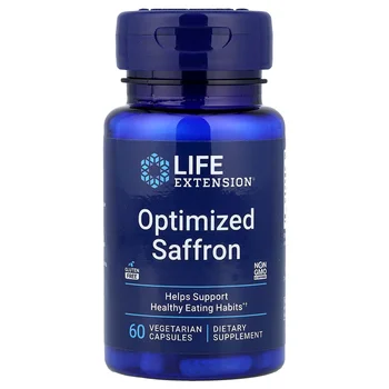 Optimized Saffron, 60 Vegetarian Capsules (78 mg per Capsule)