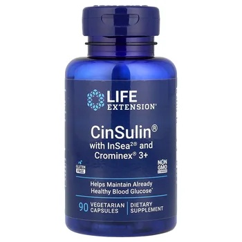 CinSulin® with InSea®2 and Crominex® 3+, 90 Vegetarian Capsules