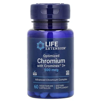 Optimized Chromium with Crominex 3+, 500 mcg, 60 Vegetarian Capsules