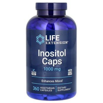 Inositol Caps, 1,000 mg, 360 Vegetarian Capsules